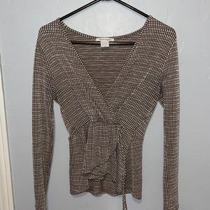 Brown long sleeve